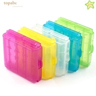 GORROS 4 AA AAA Organizer Rechargeable Battery Container For 14500 10440 Battery Holder Storage