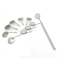 10Pcs Mirror + Handle Dental Mirror Stainless Steel Mouth Mirror Dental Hygiene Kit Dental Reflector