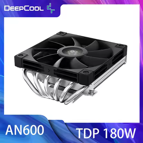 DeepCool AN600 6 Heat Pipe CPU Cooler TDP 180W Cpu Cooling Air Cooler For LGA1700/1200/115X AM4 AM5 