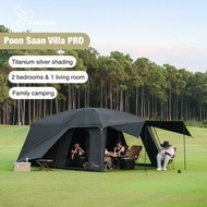 VIDALIDO Poon Saan PRO Family Camping Tent Large Space 8-10 person 2 Bedrooms 1 Living Room Luxury T
