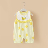Vest Jumpsuit Thin Style 7 Months Baby Girl Clothes Summer Clothes Female 0-1 Years Old Baby 2025 Ne