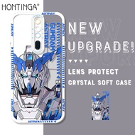 เคส Hontinga สำหรับ OPPO A9 A92 2020 A95 A94 F11 OPPO F9 Oppoa94เคสใสใสลายนักรบกล Gundam เคสยางซิลิโ