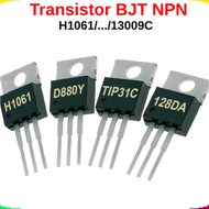 [Cheap Combo] (10 Pieces) Transistor BJT NPN H1061, D880Y, TIP31, TIP41... pin TO-220