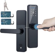 Others - BAYLOVE 智能外門鎖，具備4種開鎖方式的電子智能鎖：指紋、數字密碼、RFID卡、實體鑰匙，尺寸160 * 22