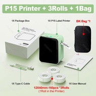 Marklife P15 Wireless Bluetooth Label Printer Portable Thermal Printer Similar as D11 D110 D101 Labe