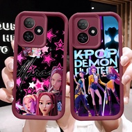 Burgundy Case for Realme Narzo 50A Prime C75 C31 C30 C35 C33 D-8 K-Pop Demon Hunters