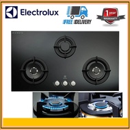 ELECTROLUX EGT9038CK  90cm FLEXI 3-Burner Gas Hob