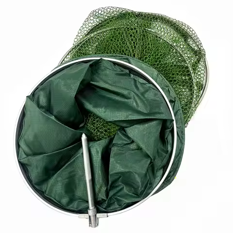 50kg Load Fishing Care Net Stainless Steel Collapsible Fish Basket Dip Nets To Keep Fish Alive in Wa