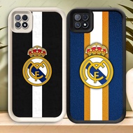 TS-6 Real Madrid Shockproof Casing for OPPO A93 A16E A16K F17 Reno 4F Realme 14 14T C20A C11 C20 Pro