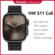 HW‑S11 Android 8.1 Smart Watch 2.02‑Inch HD Screen 2+16GB 180° Rotatable Camera GPS Beidou Positioni