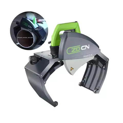 ZD220/ZD400 Steel Pipe Cutter Handheld Round Pipe Cutting Machine 220V Electric Iron Pipe Sawing Mac