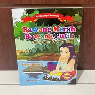 DWI LANGUAGE Fairy Tale Book Folk Tales 32 Pages Bilingual Indonesian English COLORED PICTURES - Baw