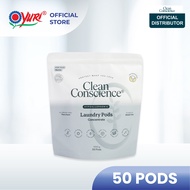 [Single Pack] Clean Conscience 6-in-1 Laundry Pod Hypoallergenic (50 Pods) - Plastic Waste Free