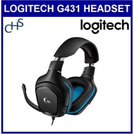 Logitech G431 7.1 Surround Sound Gaming Headset 2 Year Singapore Warranty by Logitech SG service cen