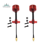 2PCS FPV Antenna 5.8G MMCX RHCP Antenna VTX VRX Antenna Long Range Antenna Adapter for RC FPV Drone 