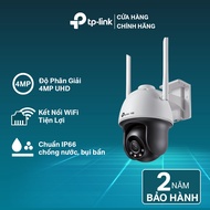 Camera IP CCTV WiFi TP-Link VIGI C540-W 4MP Ngoài Trời Quay Quét 360 Độ Đàm Thoại 2 Chiều
