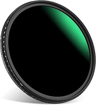 PROfezzion 77mm Variable ND Filter Multi-Coated ND2-ND400 Variable Neutral Density Fader for Canon E