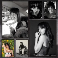Celebrity D-Dakota Johnson Poster Artistic Watercolor Graffiti Posters, Chic Wall Decor for Living R