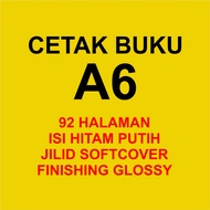 PRINT A6 92 PAGES SOFTCOVER BOOK