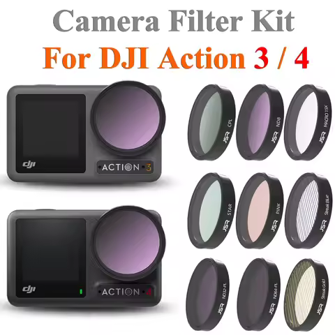 Filter for DJI Osmo Action 4 Lens Filters UV CPL ND 8/16/32 NDPL Polarizer Diving Camera Lenses for 