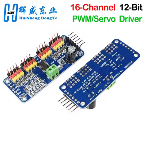 PCA9685PW 16 Channel 12-Bit PWM Servo Shield Driver I2C Interface PCA9685 Module For Raspberry Pi