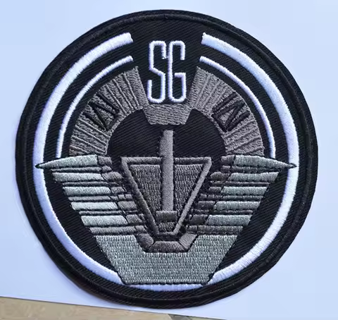 Star Gate SG-1 TV Series Patch Project Earth Uniform Command Logo STAR GATE Iron On Patch ≈10cm