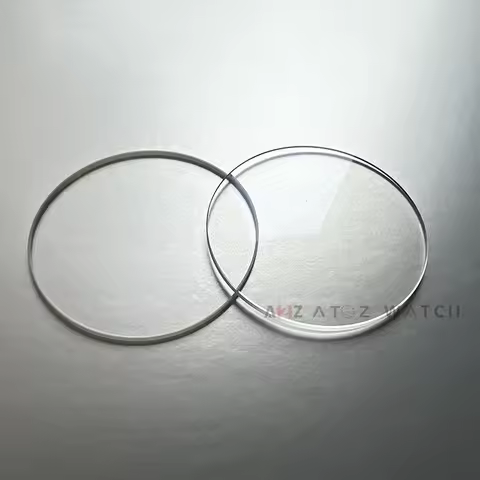 Watch Sapphire Crystal Glass&Gasket for IWC Pilot Chronograph IW371713  35.6 * 3.0 * 1.5 mm