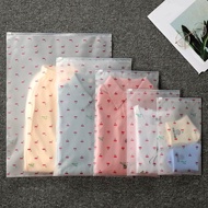 PTT Ziplock Pouch Travel Polos Zipper Storage Bag Tas Pemisah Barang Tebal