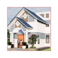 Dk108 6m7x16m3 Mezzanine House Design Drawing Printed on A3 Paper, Full 3D Color, Architecture, Stru