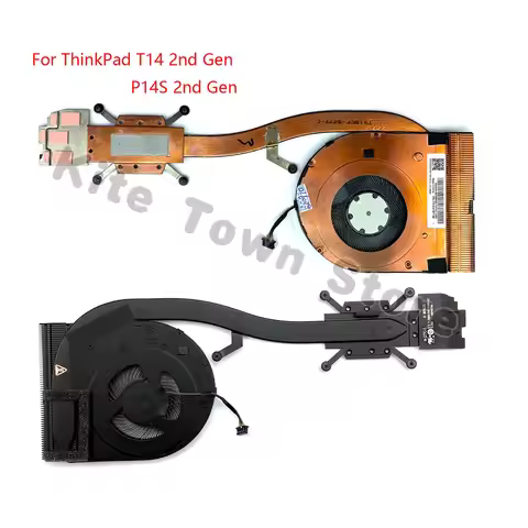 New CPU Cooling Fan Heatsink for Lenovo ThinkPad T14 2nd Gen P14S 2nd Gen UMA Version 5H41B77165, 5H