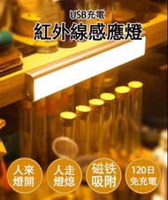 （訂貨價 $99）人體感應燈 夜燈 自動開關 USB充電/電池款 衣櫃燈 床低燈 走廊燈