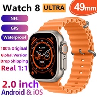 ZZOOI Smart Watch 8 Ultra For Apple Watch Ultra IWO Watch Ultra NFC Smartwatch Series 8 Bluetooth Call 2.0 Inch Wireless Fitness Watch