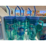 miniso️ STITCH EDITION STRAW DRINKING WATER BOTTLE 1250ML CAPACITY/