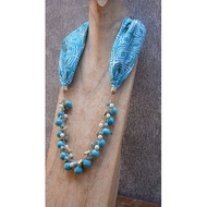 Cecilia Batik Necklace | Batik necklace | Ethnic necklace | Handmade necklace | My Batik Ethnic Waro