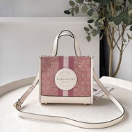 COACH C5115 Dempsey 迷你帆布Field Tote 22豎版細托特包 香港順豐包郵 原裝盒袋齊全