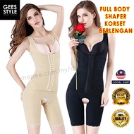 Korset Sleeveless Girdle Slimming Full Body Corset Body Shapewear Korset Pantang Bodysuit