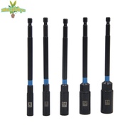 [Mulitibuys] 5PC 150mm Hex Nut Driver Drill Bit Adapter Socket Wrench Extension Sleeve 6-14mm