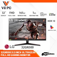 LG 32GN50R-B 31.5 Inch UltraGear Full HD Gaming Monitor with 165Hz,1ms MBR ,NVIDIA G-SYNC Compatible