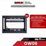 RACKID Open wallmount OW 6U server rack 6U CCTV rack modem wallmount rack – OW06