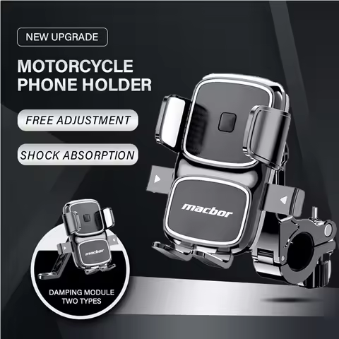 360° Rotatable Motorcycle Phone Holder for Macbor Montana XR1 500 Rockster flat 125 Eight Mile upgra