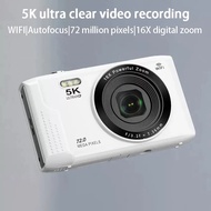 Digital Camera UHD 5K 72MP Autofocus Vlogging Camera, with 16X Digital Zoom 2.8" Large Screen Camcor
