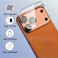 3D Clear Camera Protector For iphone 17 Pro Max | 3D Camera Protector Tempered Glass Air Camera Lens