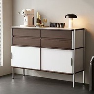 櫻桃傢俱 - （支持定制）中古風餐邊櫃矮櫃復古茶水櫃組合櫃收納收納櫃鬥櫃水吧台