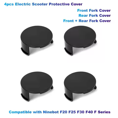 4pcs Electric Scooter Front/Rear Fork Protective Cover Compatible with Ninebot F20 F25 F30 F40 F Ser