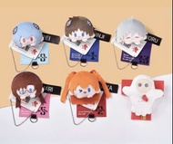 全6種 新世紀福音戰士 EVA 綾波麗 明日香 渚薰 使徒 初號機 莉莉絲 毛絨公仔掛飾 約10cm 現貨