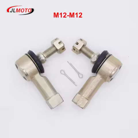 M12-M12 Tie Rod Ends Kit For DS Golf Cart 102288301 102022601 ATV Honda FourTrax TRX300 Yamaha YFM35