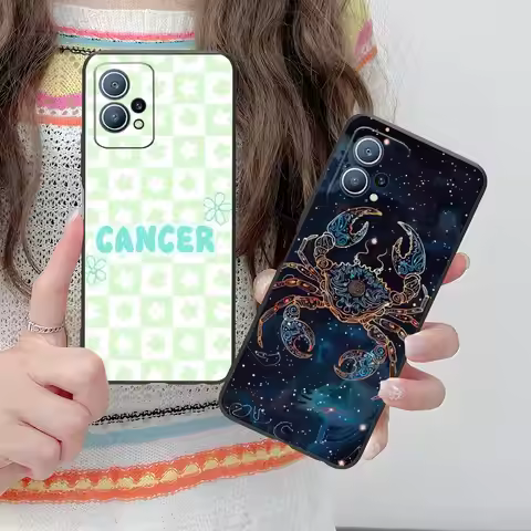 Zodiac Sign Cancer Mobile Phone Case for Huawei P60 P50 P40 P30 P20 P10 P9 P8 Pro Lite Plus Colour P