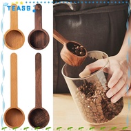 TEASG Measuring Spoon Gram Scoop Coffee Bean Scoop Black  Wooden