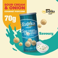 Eureka Sour Cream &amp; Onion Gourmet Popcorn Can 70g