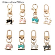 【NEW】 4pcs Mini Sewing Machine Keychains – A  Of Memory & Meaning, Vintage Miniature Enamel Metal Se